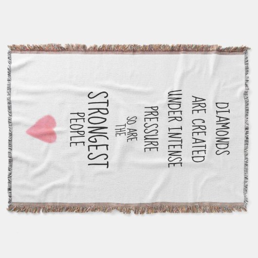 Sterke mensen Inspirerend stimuleren Deken (Voorkant)