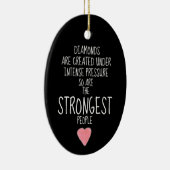 Sterke mensen Inspirerend stimuleren Keramisch Ornament (Rechts)