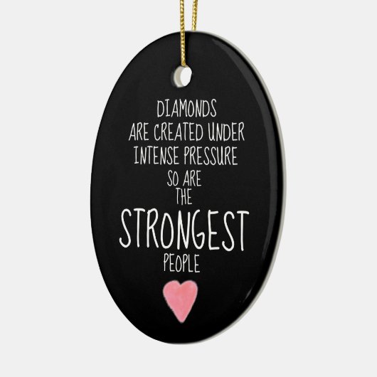 Sterke mensen Inspirerend stimuleren Keramisch Ornament (Links)