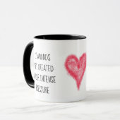 Sterke mensen Inspirerend stimuleren Mok (Voorkant links)