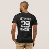 STERKE MENTALITEIT 23 MOTIVATIE T-SHIRT (Achterkant volledig)