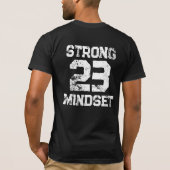 STERKE MENTALITEIT 23 MOTIVATIE T-SHIRT (Achterkant)