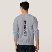 Sterke Mentaliteit | Heren Sweatshirt (Achterkant volledig)