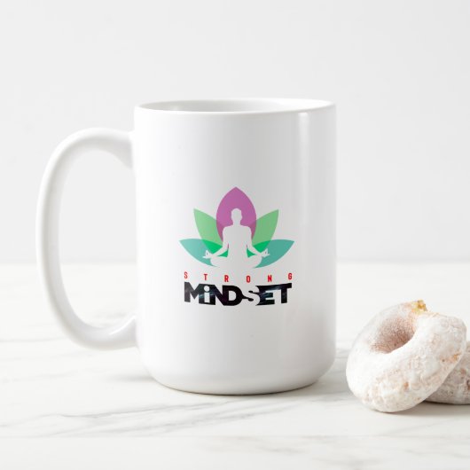 Sterke Mentaliteit | Klassieke Mok #15 (Met donut)