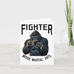 Sterke MMA Gorilla - Boksen en kooigevechten Kaart