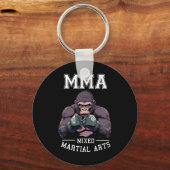Sterke MMA Gorilla - Bokskooigevechten Sleutelhanger (Voorkant)