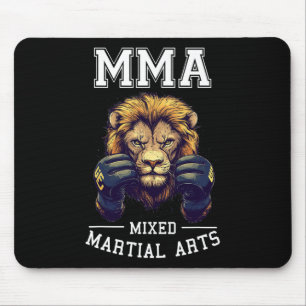 Sterke MMA Leeuw - Thaise bokskooi vechten Muismat