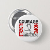 Sterke moed Hoop Parkinson Ronde Button 5,7 Cm (Voorkant /achterkant)