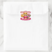 Sterke Moeder Kat Sticker – Grappig Fitness Cadeau (Tas)