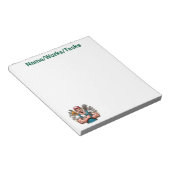 Sterke monteur – gespierde monteur notitieblok (Schuin)