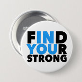 Sterke Motivatie Button van het Citaat (Voorkant /achterkant)