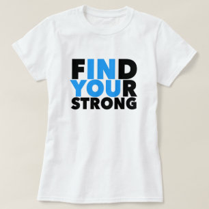 Sterke Motivatie Citaat T-Shirt