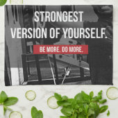 Sterke Motivatie versie van uw eigen werkplan Theedoek (Gevouwen)