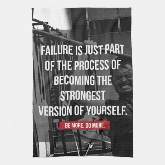 Sterke Motivatie versie van uw eigen werkplan Theedoek (Verticaal)