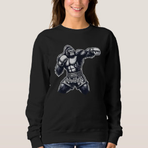 Sterke Muay Thai Gorilla Thai Boksen en Kickboksen Trui