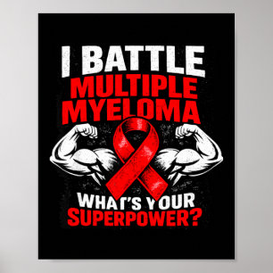 Sterke multiple myeloma vechter kanker overlevende poster