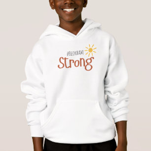 sterke #naam kinderkanker Kinder Pullover Hoodie