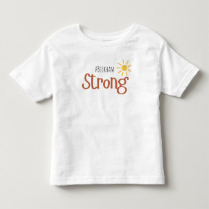 sterke #naam kinderkanker Peuter T-shirt