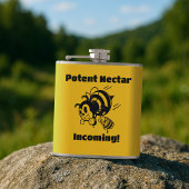 Sterke nectar komt binnen! Busy Bee Buckets Cartoo Heupfles