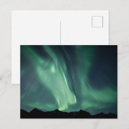 Sterke noordelijke lichten briefkaart