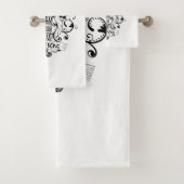 Sterke olifant zijn bad handdoek (Insitu)