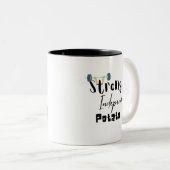 Sterke onafhankelijke aardappel Mok (Voorkant rechts)