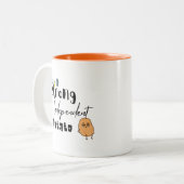 Sterke onafhankelijke aardappel Mok (Voorkant links)