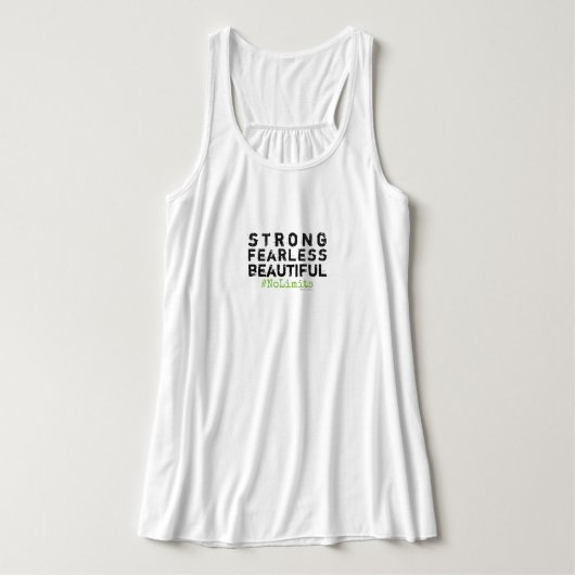 Sterke onvergeeflijke mooie Tanktop voor vrouwenst (Design voorkant)