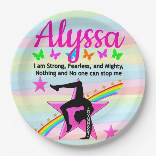 STERKE, ONVERSCHROKKEN EN MACHTIGE TURNER PAPIEREN BORDJE (Voorkant)