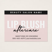 Sterke oplichting na Kaart van de zorginstructie (Voorkant)