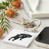 Sterke opwaartse trend, moderne attitude sleutelhanger (Voorkant Rechts)