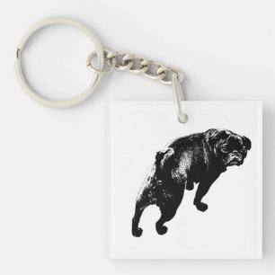 Sterke opwaartse trend, moderne attitude sleutelhanger