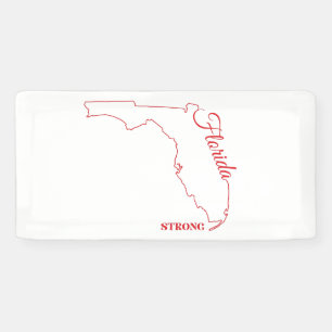 sterke orkaan van florida spandoek