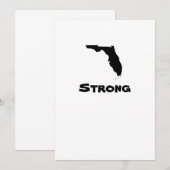 Sterke orkaanramp in Florida samen Kaart (Voorkant / Achterkant)