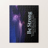 Sterke Paarse Storm wolken Motivatie prijsopgave Legpuzzel (Verticaal)