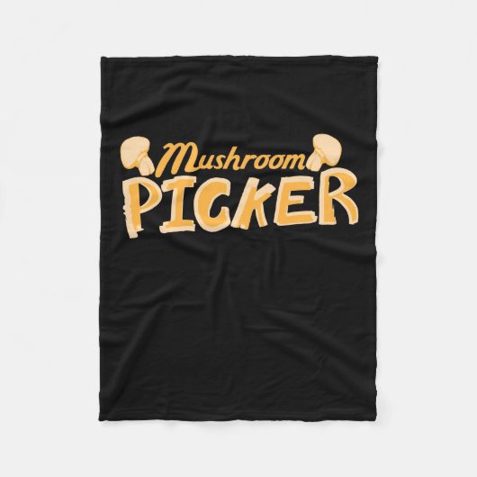 Sterke paddenstoelkiezer fleece deken (Voorkant)