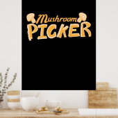 Sterke paddenstoelkiezer poster (Keuken)