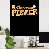 Sterke paddenstoelkiezer poster (Thuiskantoor)