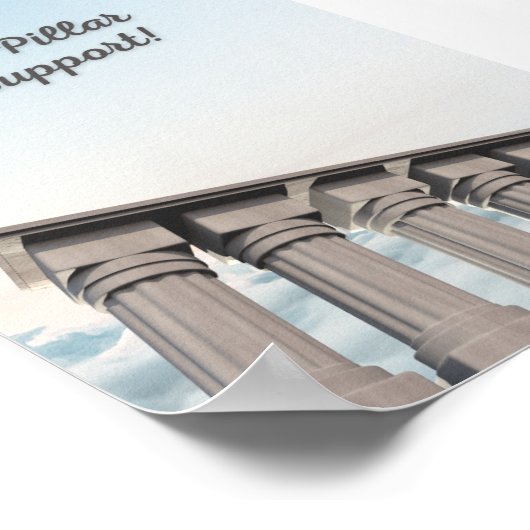 Sterke pilaar poster (Hoek)