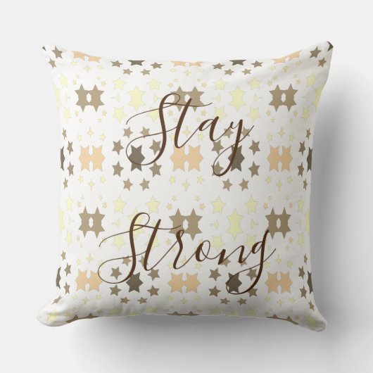Sterke piloot voor Star Pattern Kussen (Voorkant)