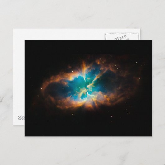 Sterke planetaire nebula briefkaart (Voorkant / Achterkant)