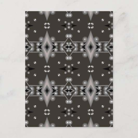 Sterke Prestatie Moderne Abstracte Kunst Design Briefkaart (Voorkant)