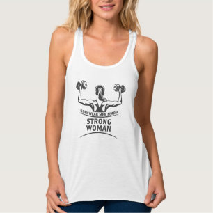 Sterke racerbacktank voor vrouwelijke vrouwen tanktop
