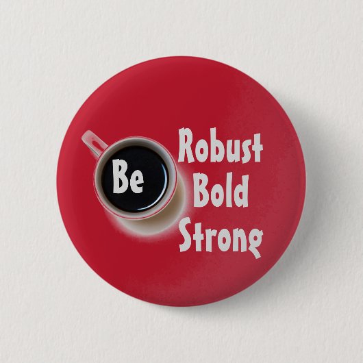 Sterke, robuuste koffiedop ronde button 5,7 cm (Voorkant)