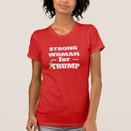 Sterke rode vrouw voor Trump T-shirt