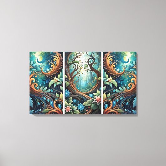 Sterke Roots Canvas Afdruk (Voorkant)