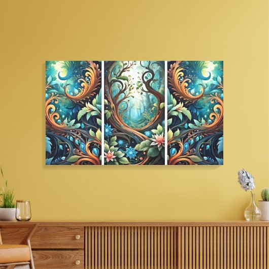 Sterke Roots Canvas Afdruk (Insitu (Woonkamer))