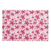 Sterke roze Florals Kussensloop (Achterkant)