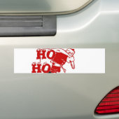 Sterke Santa Ho Ho Ho Collectie Bumpersticker (Op auto)