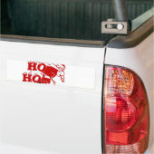 Sterke Santa Ho Ho Ho Collectie Bumpersticker (Op Truck)